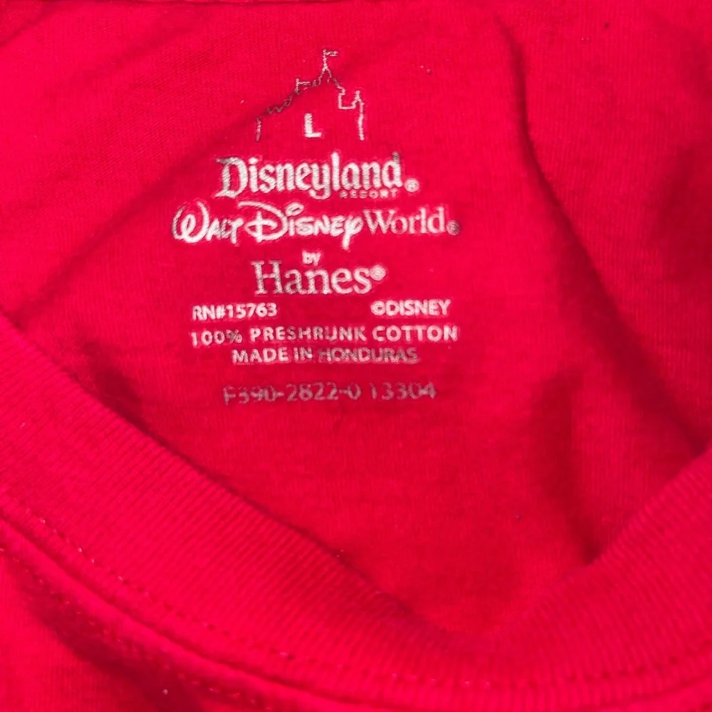 Disneyland Resort Walt Disney World Ugly Christmas T Shirt Mens L‎ Mickey Mouse